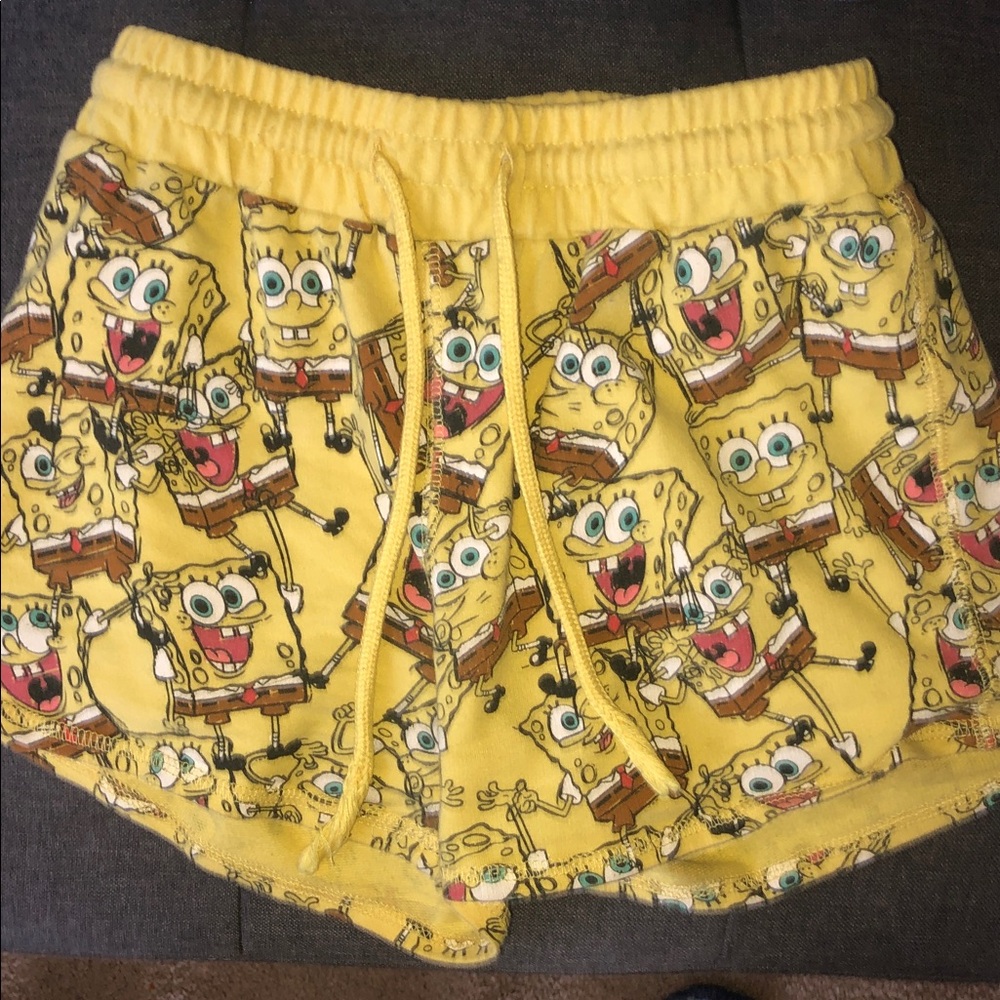 SpongeBob SquarePants Yellow Kids Pajama Bottoms